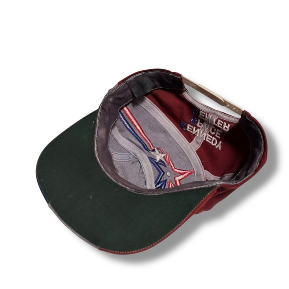 Vintage 80/90s‎ NASA Kennedy Space Center Striped Color Block Snapback Hat Cap - Picture 5 of 6